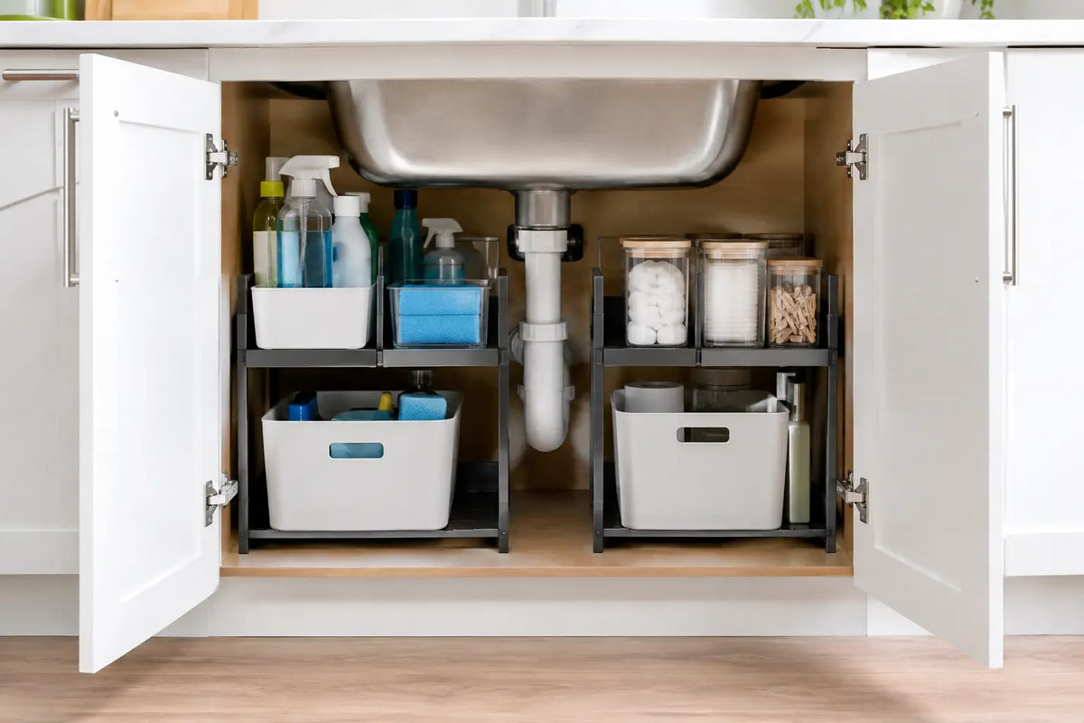 Under Sink Organizer Ideas That Clear the Clutter
