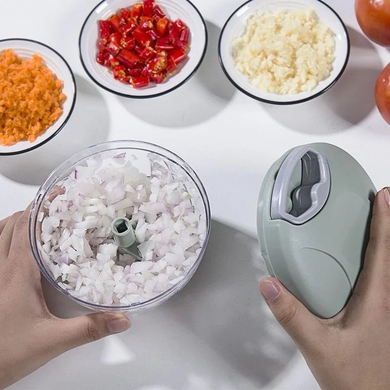 ChopSwift: Manual Food Processor & Garlic Chopper