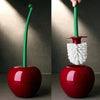 Novelty Cherry Toilet Brush Set