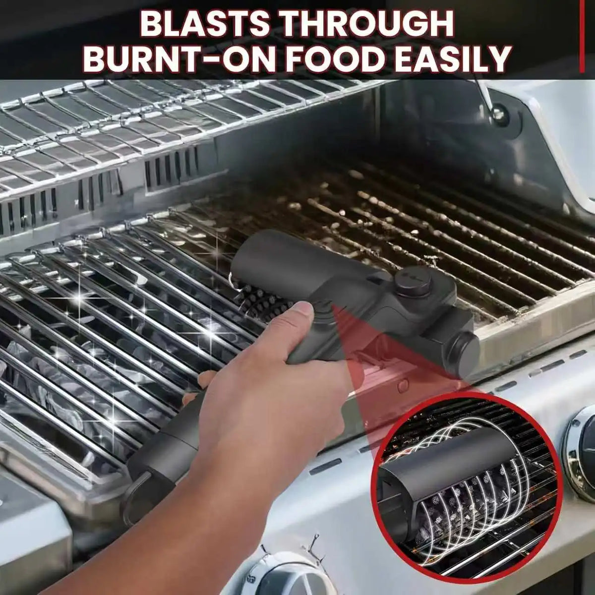 Electric Grill & Surface Scrubber — 4000mAh Rechargeable