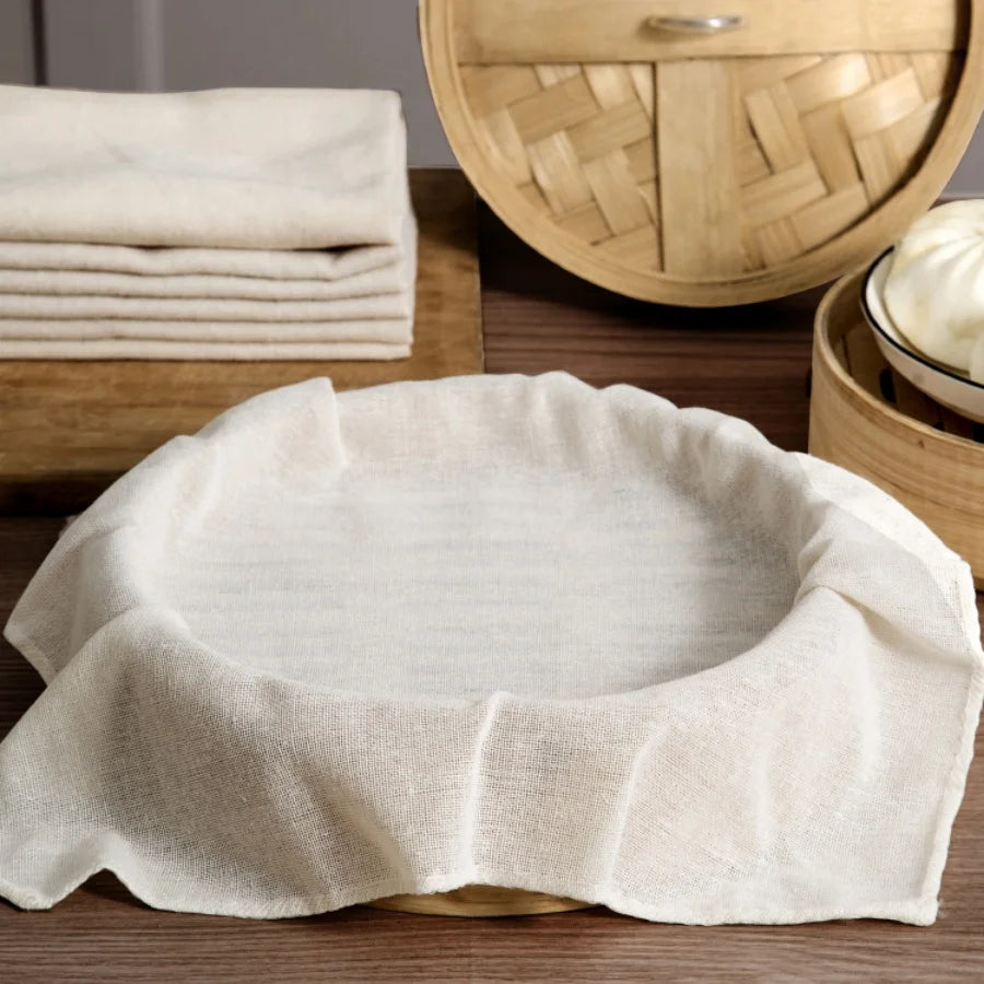 Reusable Cotton Steamer Cloth Set