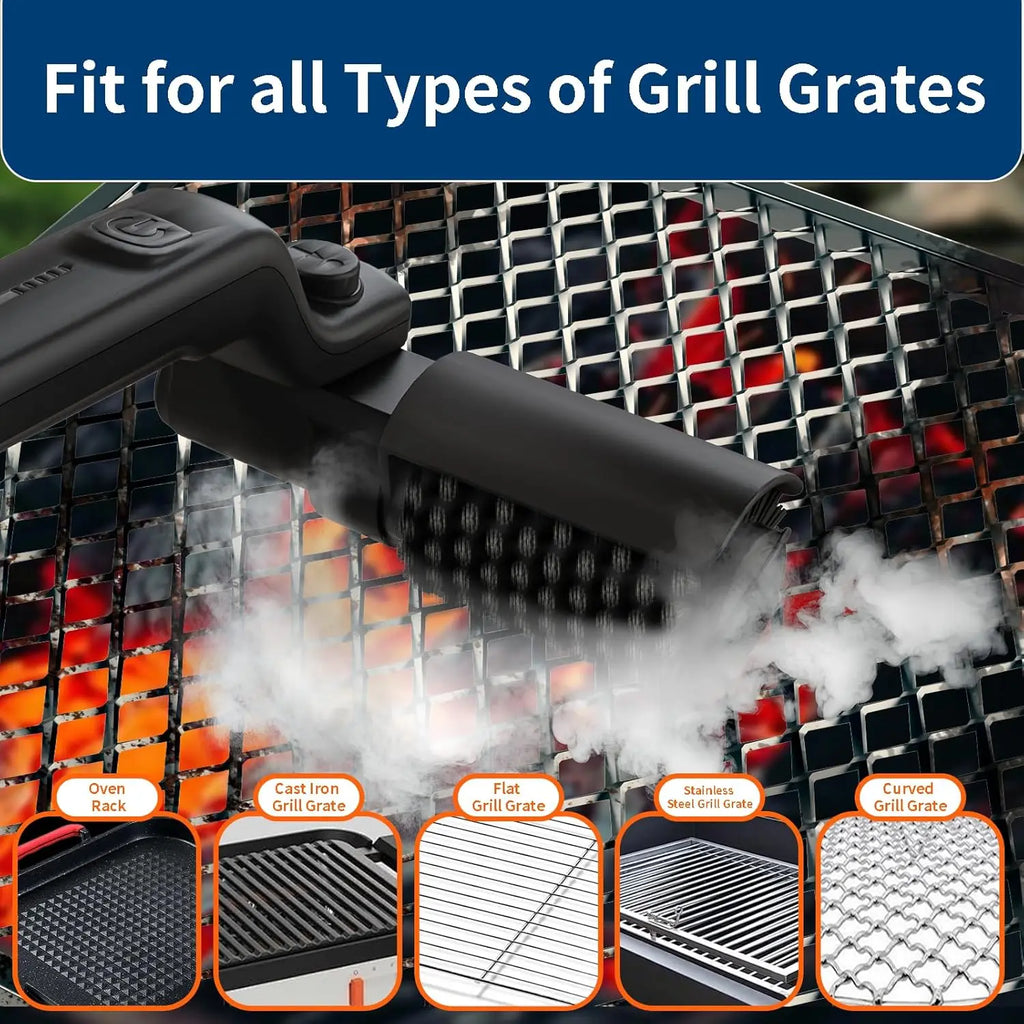 Electric Grill & Surface Scrubber — 4000mAh Rechargeable