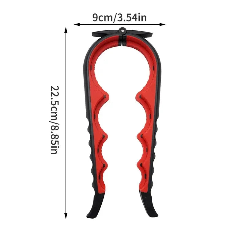 TwistEase: Non-Slip 4-in-1 Jar & Bottle Opener