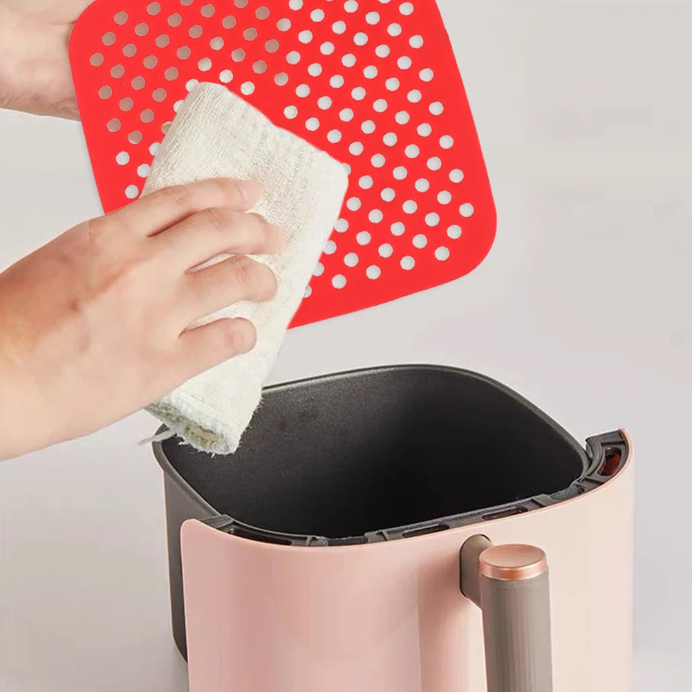 CrispWave: Reusable Silicone Air Fryer Liner