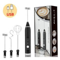 USB Rechargeable Electric Milk Frother — 3 Speed Modes