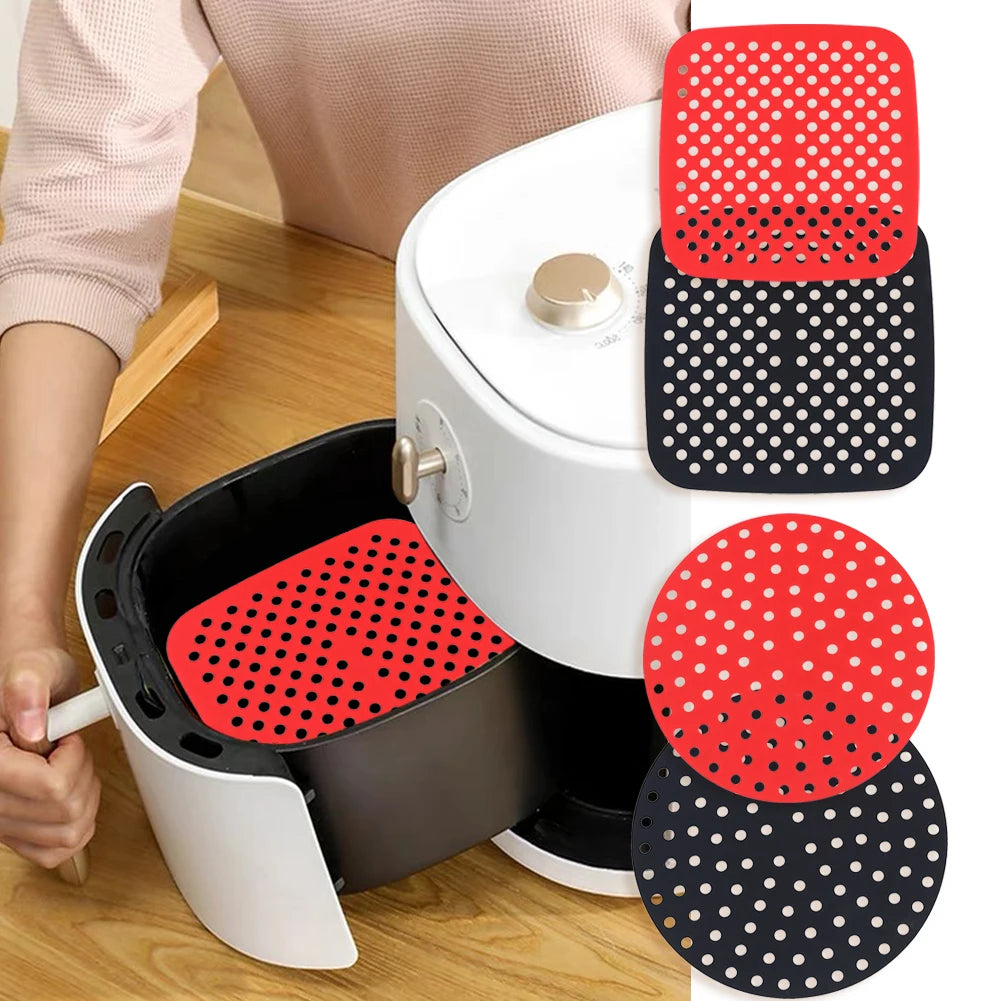 CrispWave: Reusable Silicone Air Fryer Liner