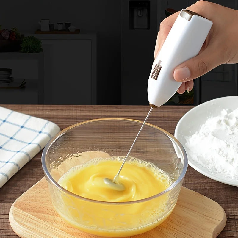 Handheld Electric Milk Frother & Egg Beater