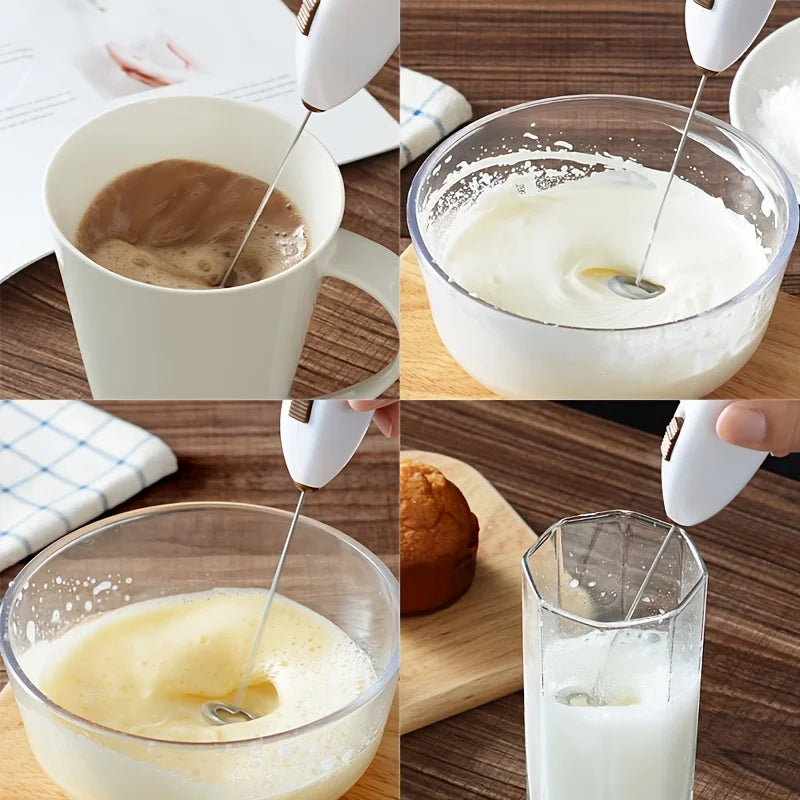 Handheld Electric Milk Frother & Egg Beater